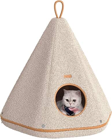 Removable Washable Pet Teepee Tent with Cushion