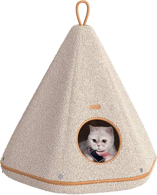 Removable Washable Pet Teepee Tent with Cushion