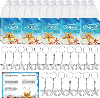 Starfish Story Appreciation Gift Set with Cards and Keychain