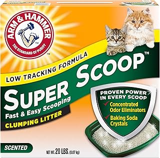 Super Scoop Clumping Cat Litter with Fresh Scent, 20lb