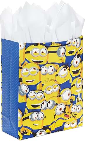15-inch Large Gift Bag with Tissue Paper for Kids