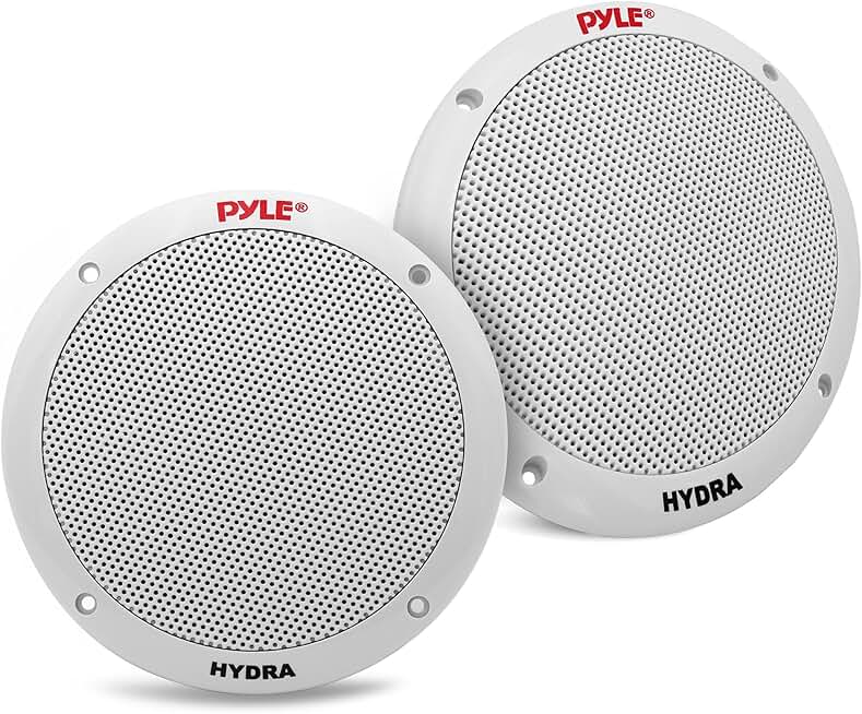 Pair of 6.5 Inch Waterproof Marine Speakers
