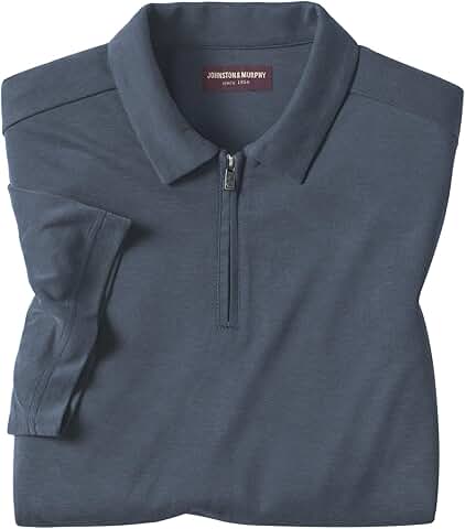 Men's Vintage Birdseye Zip Polo