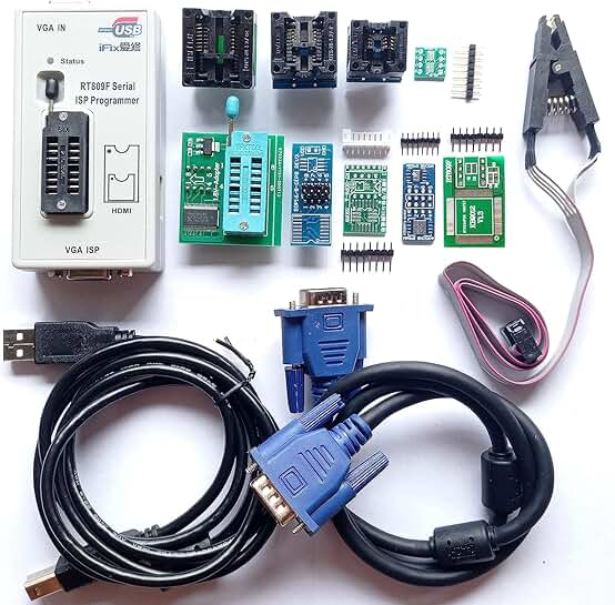 8-Adapter IC Reader and Programmer for EPROM Chips