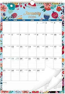 2026 Wall Calendar with 12 Monthly Pages