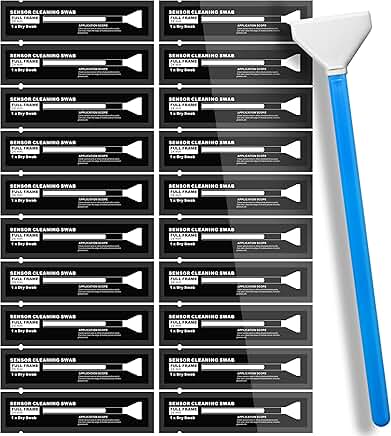 Sensor Cleaning Swabs for Full Frame DSLR, 20 Pack
