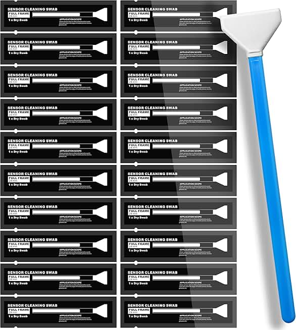 Sensor Cleaning Swabs for Full Frame DSLR, 20 Pack