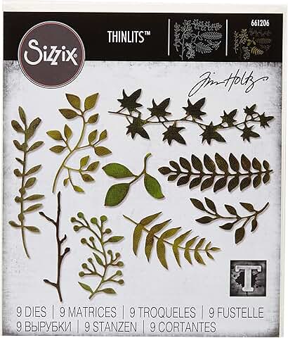 Garden Greens Thinlits Die Set, 9 Pieces