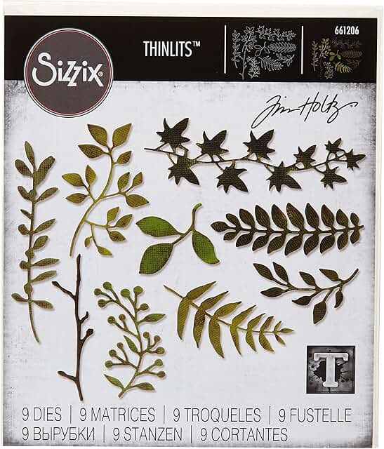 Garden Greens Thinlits Die Set, 9 Pieces