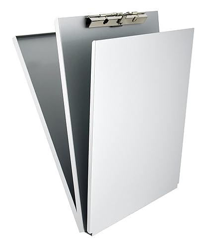 Letter Size Recycled Aluminum Form Holder with Hinged Plate