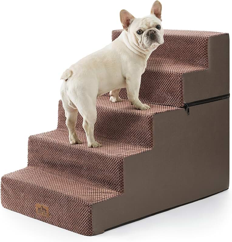 5-Tier Removable Dog Stairs for Couch and Bed