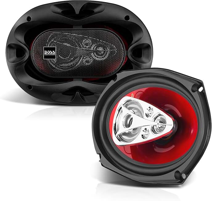 6x9 Inch Car Door Speakers, 600W, 5-Way, Full Range