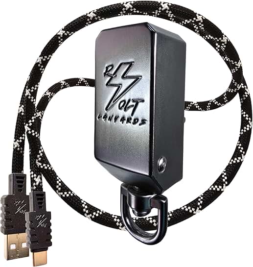 Revolt Lanyard USB A to Type-C Cable with Fast Charging