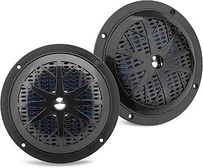 Pair of 5.25-inch waterproof marine speakers