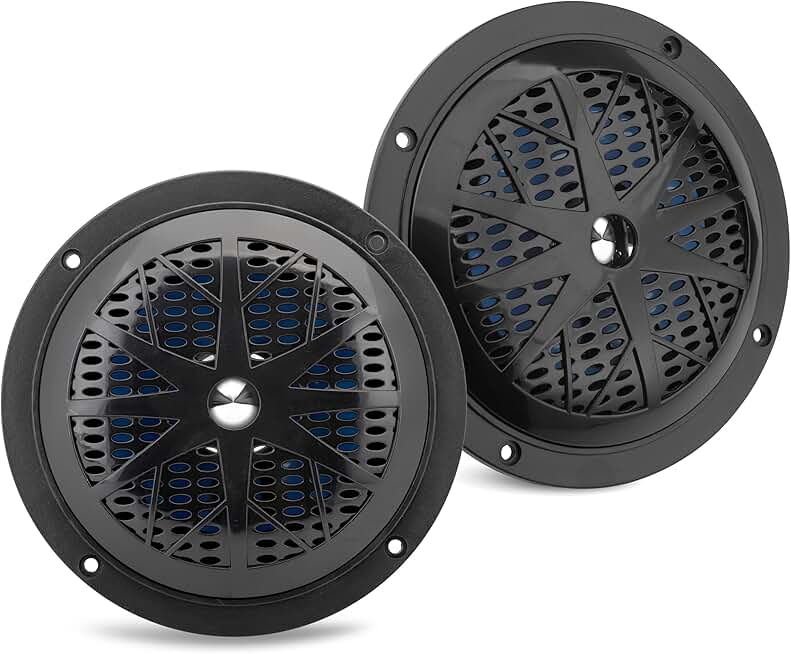 Pair of 5.25-inch waterproof marine speakers