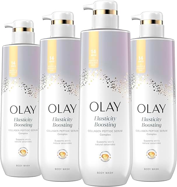 Elasticity-Boosting Body Wash with Collagen Serum, 4-Pack