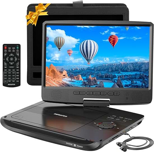 12.5" Portable DVD Player with 10.5" Screen and Headphones