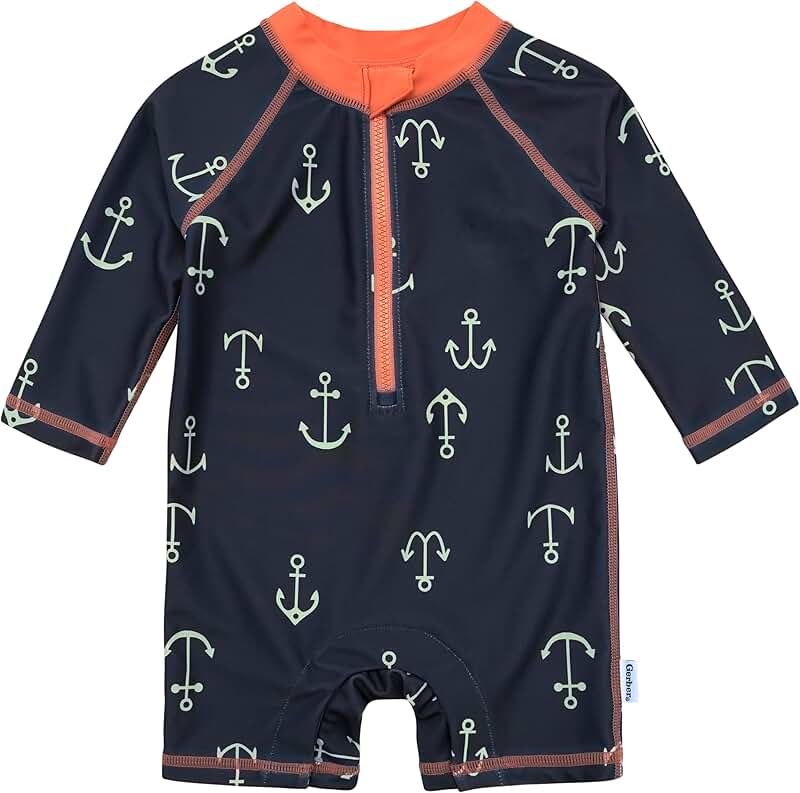 Toddler Boys' Long Sleeve Sun Protection Swimsuit