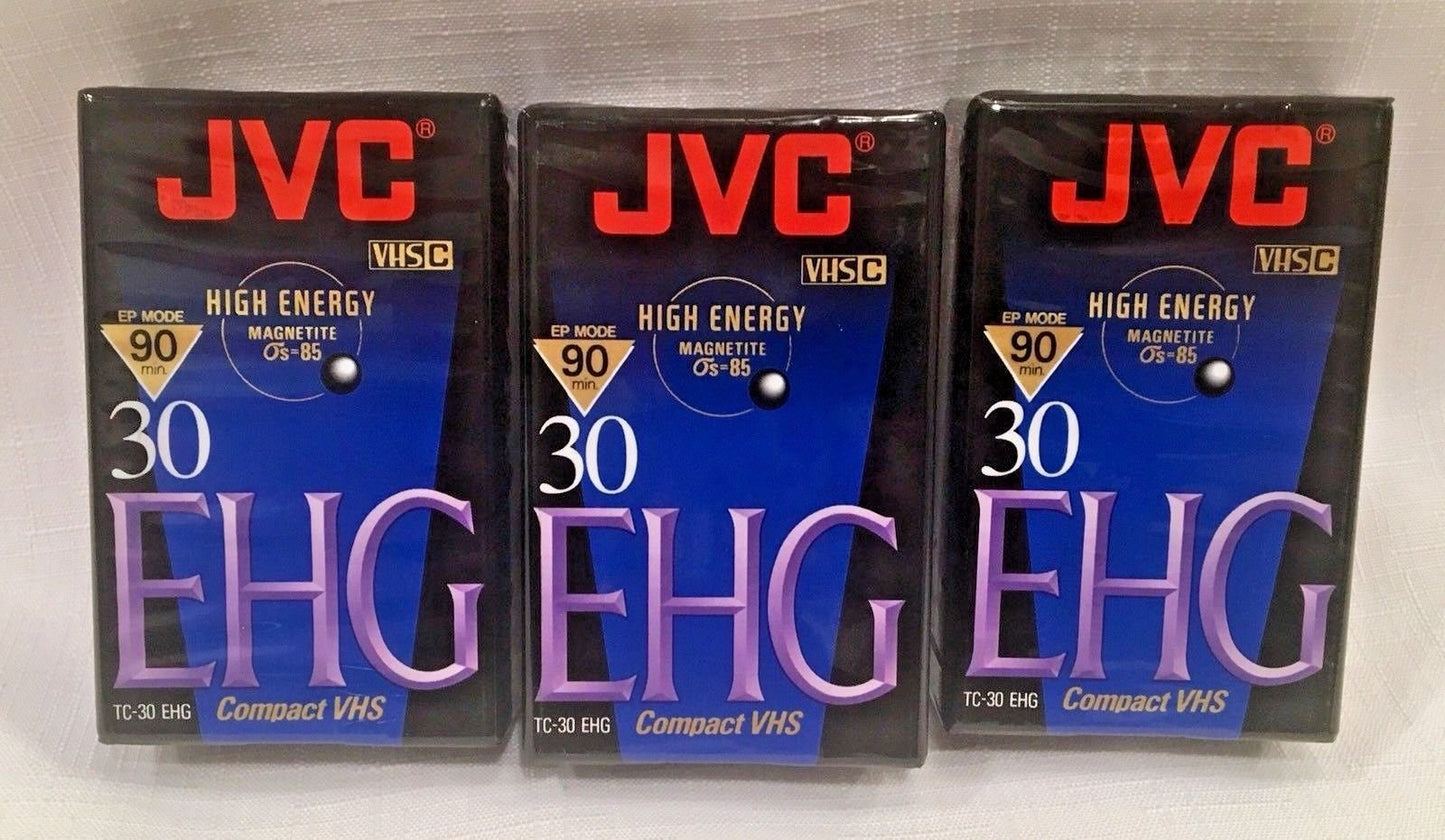 TC30EHGB 30 Minute Blank VHS-C Tape