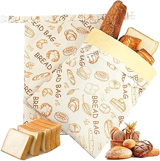 Reusable Beeswax Bread Bags, 2 Pack