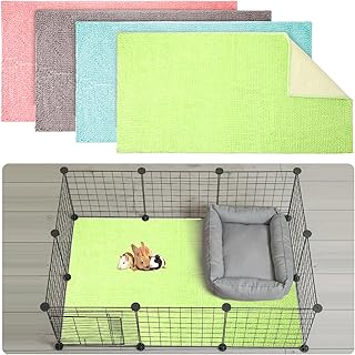 4-Pack Guinea Pig Cage Liners and Bedding Mats