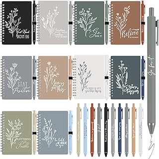 10 Christmas Employee Appreciation Gift Set with Notebooks and Pens