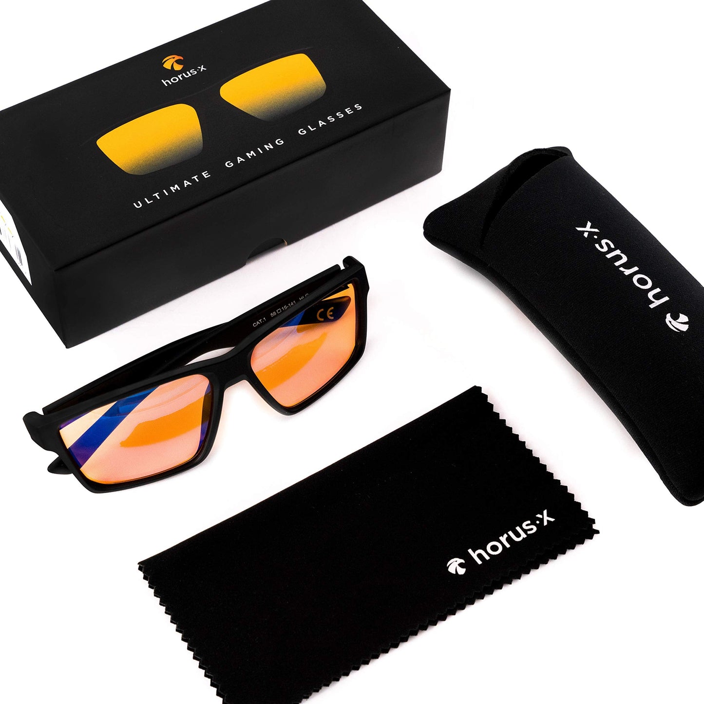 Blue Light Blocking Glasses - Gaming Glasses 2.0 - Professional Powerful Filter | Anti Glare Anti-Fatigue & Eyestrain for Screens (Video Games, Console, TV, PC.) - Esport - Men and Women