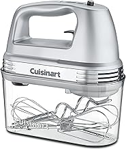 9-Speed 220W Hand Mixer with Beaters and Storage