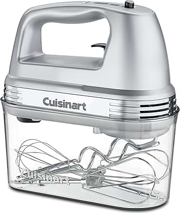 9-Speed 220W Hand Mixer with Beaters and Storage