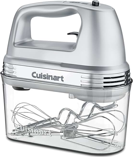 9-Speed 220W Hand Mixer with Beaters and Storage