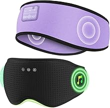 Soft Bamboo Cotton Sleep Headphones with Wireless Bluetooth 5.4