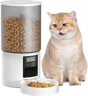 Automatic cat and dog food dispenser with timer