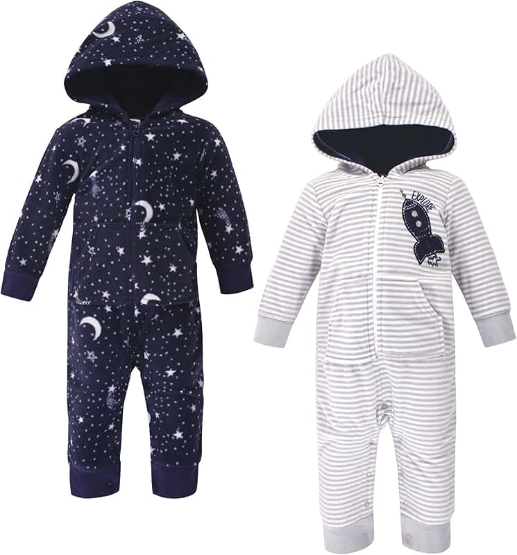 Fleece Union Suit in a 2-Pack