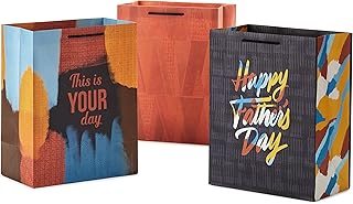 Large Father's Day Gift Bag Bundle with Triangles