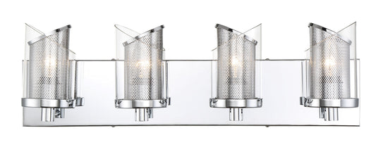 246B04CH So Inclined Bath Vanity, 4 Light, Chrome