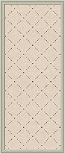 Green lattice fabric pinboard for wall organization