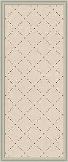 Green lattice fabric pinboard for wall organization