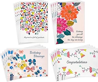 Spring Flowers and Butterflies Card Assortment