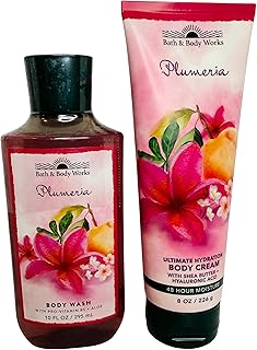 Women’s Plumeria Hydrating Body Cream and Wash Set