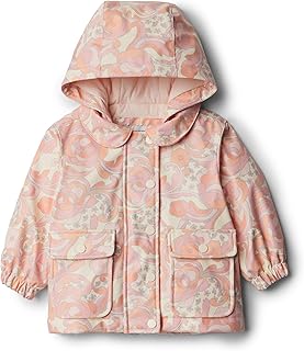 Toddler and Baby Girls' Water-Repellent Rain Jacket