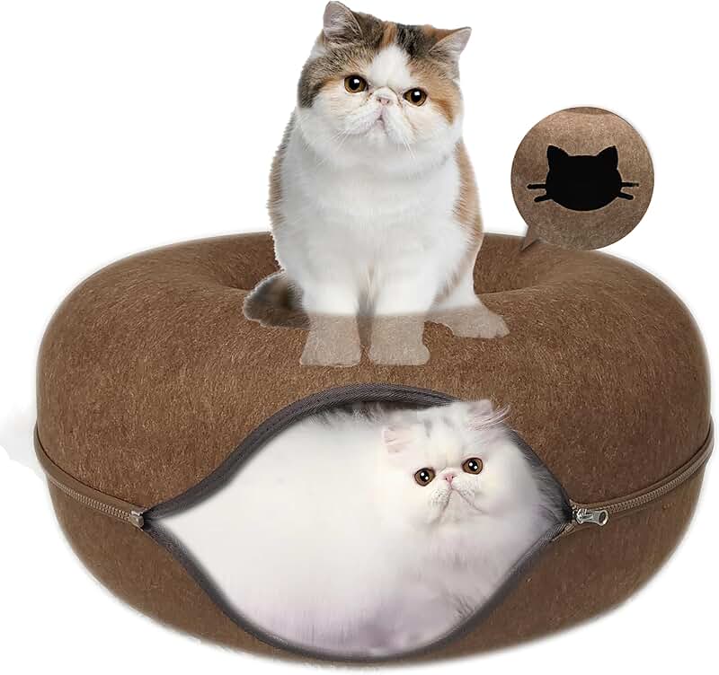 Large Cat Tunnel Bed and Play Tent