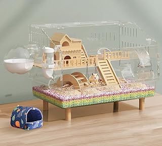 10-in-1 Clear Hamster Cage with Accessories