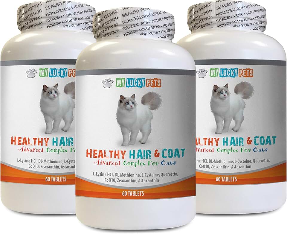 Dry Skin Care for Cats, Healthy Coat, Nail and Immune Support
