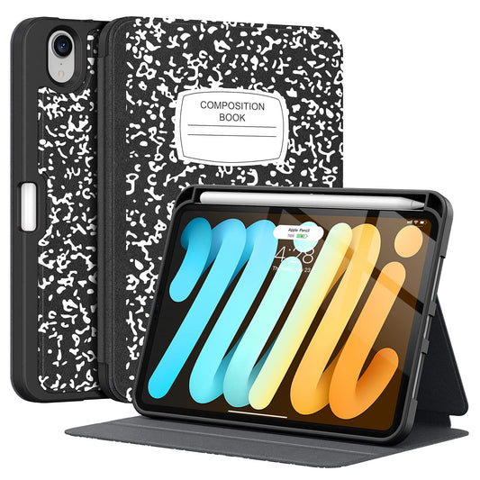 iPad Mini 6 Case with Pencil Holder and Auto Wake/Sleep