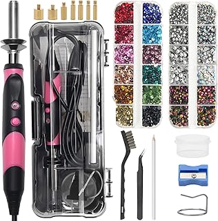 Hotfix Rhinestone Applicator Kit with 15 Colors