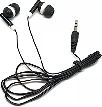 Bulk Black Earbuds Pack for Phones and MP3 Players