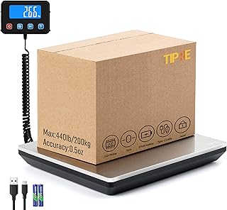 High Accuracy Digital Postal Scale, 440lb Capacity