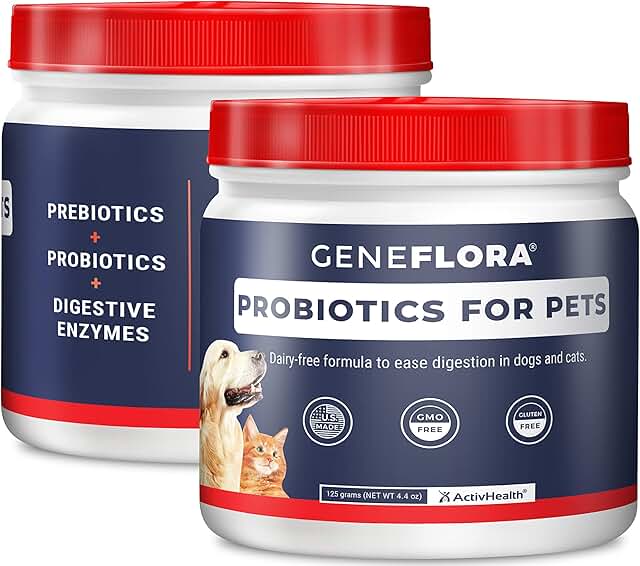 Digestive Enzymes and Probiotics for Pets, 120 Servings