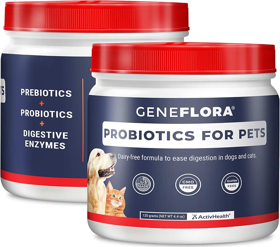 Digestive Enzymes and Probiotics for Pets, 120 Servings