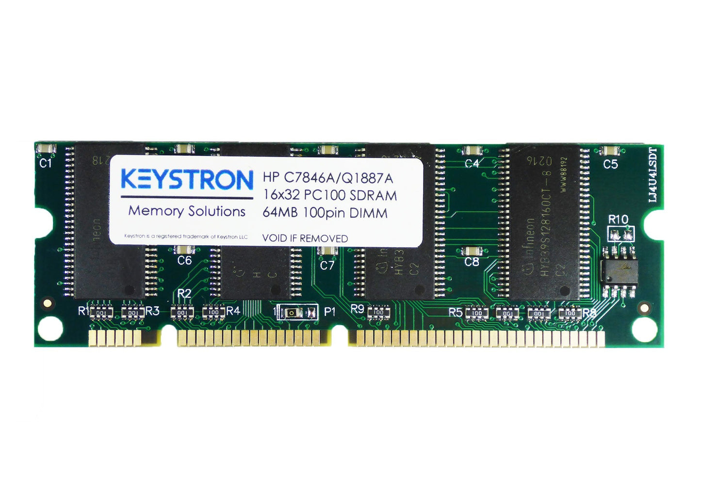 HP C3913A C7846A C9680A Q1887A 64MB 100 pin SDRAM Memory DIMM for HP Color Laserjet 8000 8000DN 8000N 8100 8100DN 8100N 8150